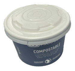 cheese sauce container and lid