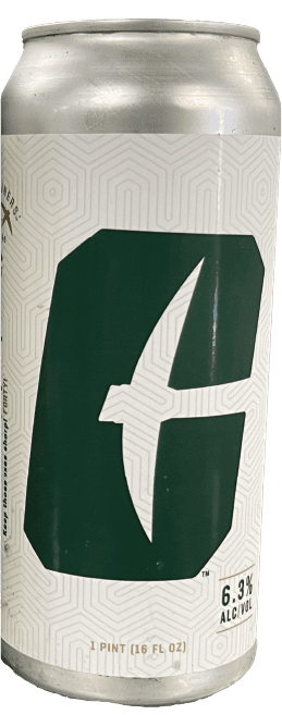 aluminum can with UNC Charlotte "C"