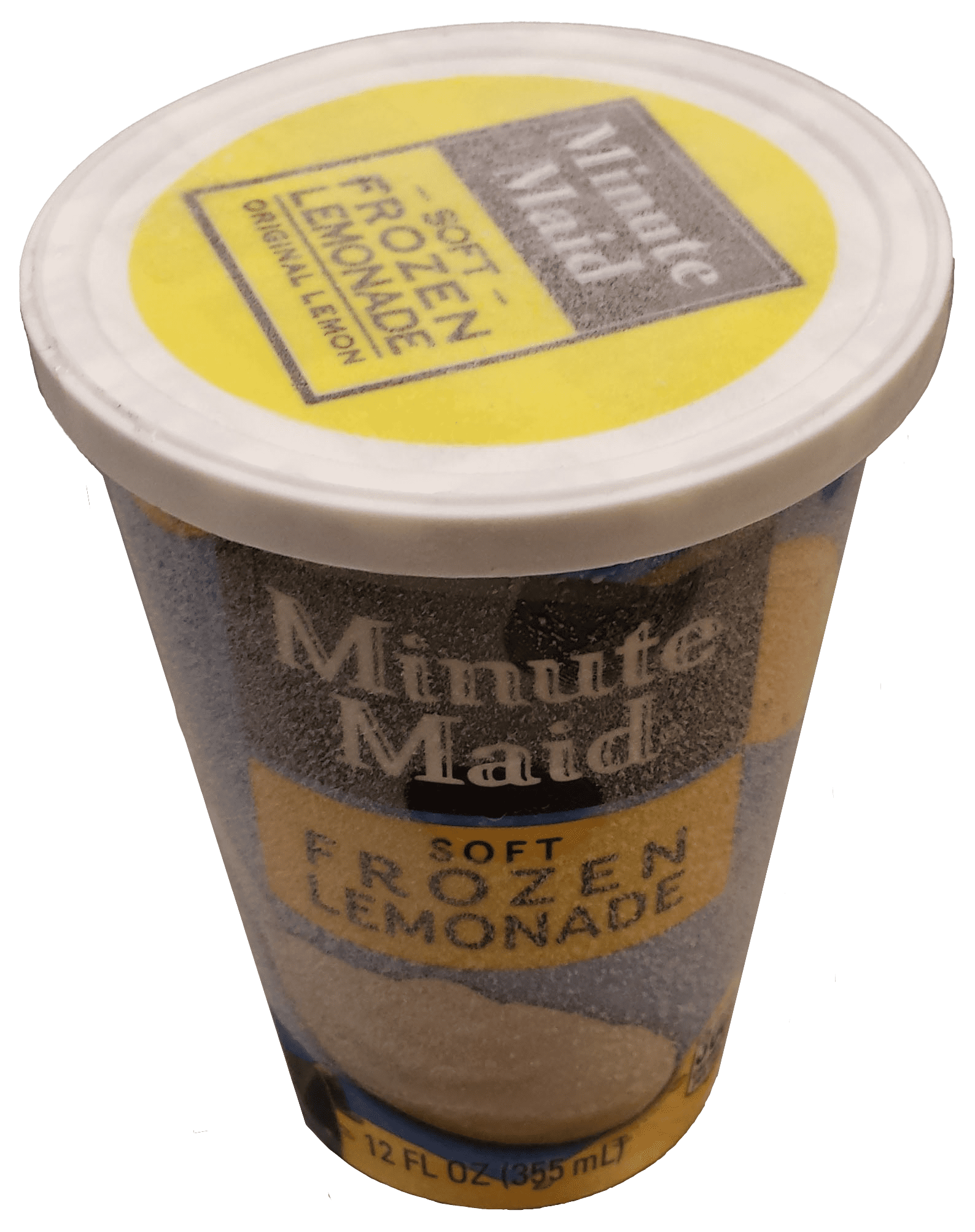 Minute Maid frozen lemonade container